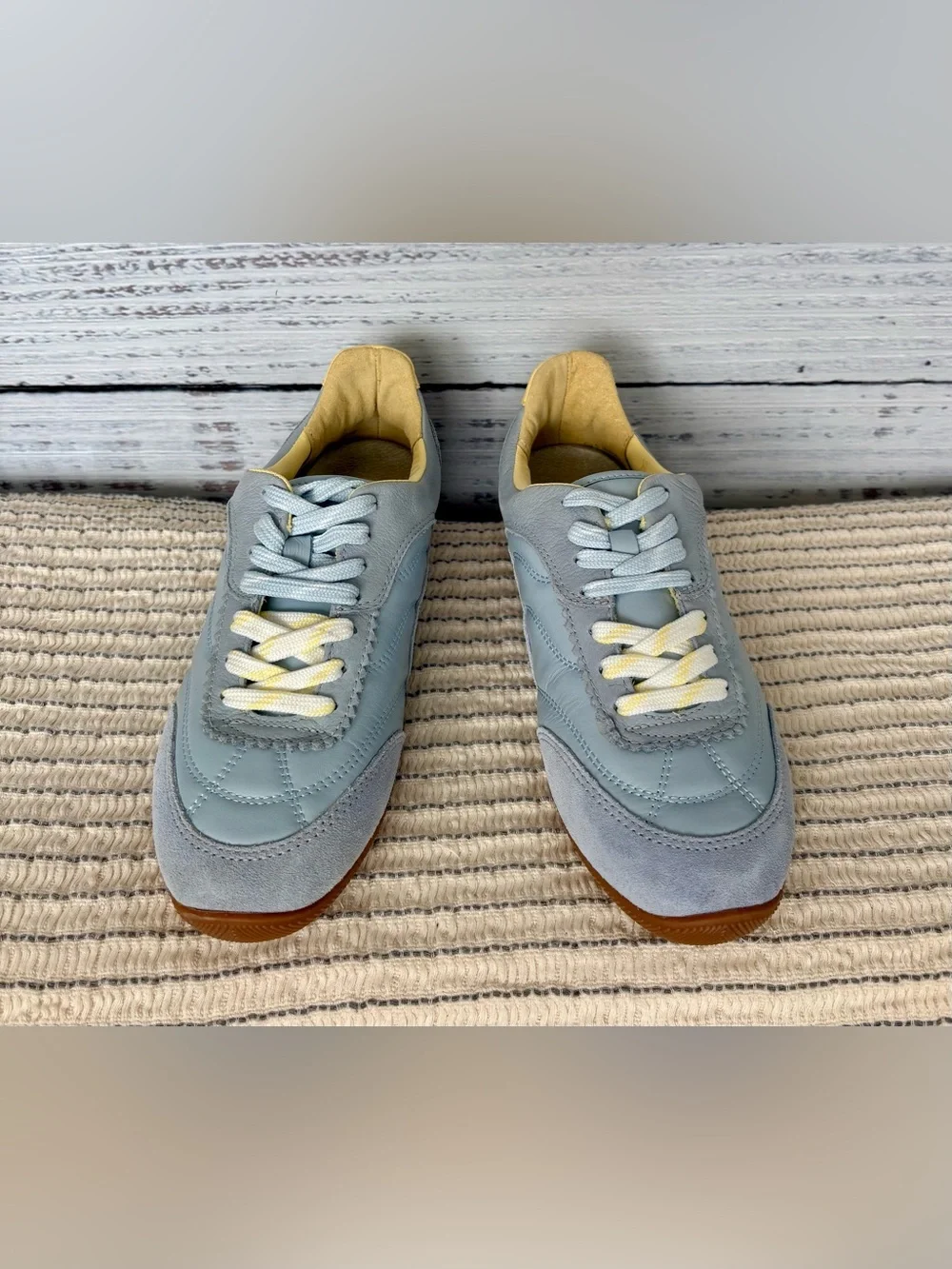 Dolce Vita Light Blue Retro Gum Sole Sneakers Size 8 NWOT